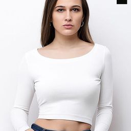 Cation Pack Of 2 Pure Cotton Fitted Crop Top-image-31