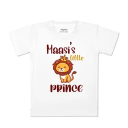 Arvesa Kids Typography Printed Applique T-shirt-53