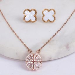 SALTY Stone-Studded Heart Magnetic Jewellery Set-image-6