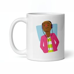 Mr UVD Multi-Coloured Ceramic Cup-image-55