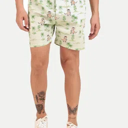 inner element Printed Cotton Boxers Boxer_Print_Green_dino_Pk1_M-image-91