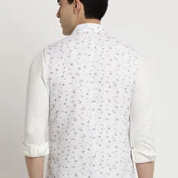 Turtle Printed Reversible Nehru Jackets image 5