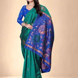 Abhilasha Ethnic Motifs Zari Pure Silk Kanjeevaram Saree-picture-50