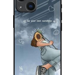 QRIOH Floral Printed iPhone 14 Plus Back Case Mobile Accessories-image-81