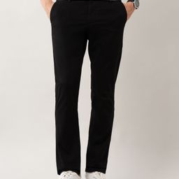 arrow sport Men Slim Fit Black Polyester Trousers-picture-23