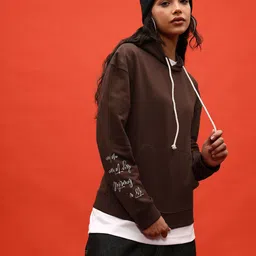 glitchez Relaxed Elegance Drop-Shoulder Sleeves Hooded Sweatshirt-picture-33