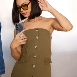 SASSAFRAS Off-Shoulder Cotton Tube Top-image-6