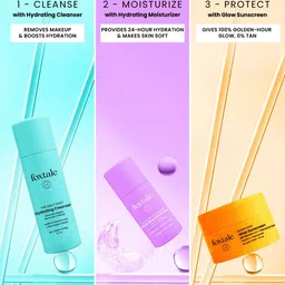 FoxTale Set Of 3 Cleaner- 30 ml- Moisturizer- 15 ml & Sunscreen- 12 ml image 2