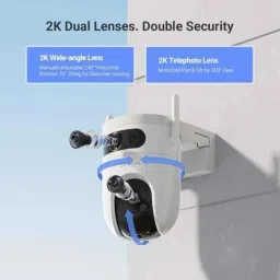 EZVIZ H9C DUAL LENS 3K(5MP+5MP)WIFI PAN TILT 2 WAY CALLING CAMERA Security Camera image 3
