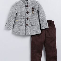 LITTLE COLLARS Boys Coat with Trousers-image-34