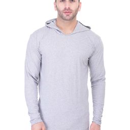 BI FASHION Men V-Neck Raw Edge T-shirt-image-88