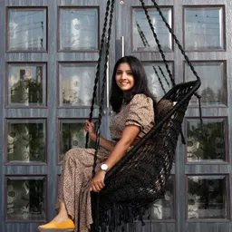 Patiofy Premium Black Square-Shaped Comfortable Hammock Swing Chair With Cushion-image-81