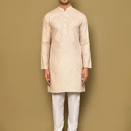 Arihant Rai Sinha Men Striped Thread Work Kurta-image-55