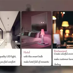 Musify Wireless LED Light Bulb Speaker RGB Smart Music Bulb E27 Base Color Changing with Remote Control For Party Home Decorations DIY 10 W Bluetooth Laptop/Desktop Speaker image 5