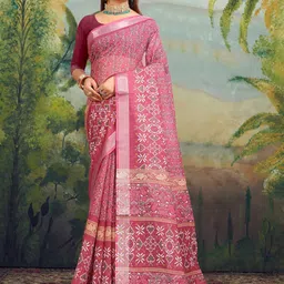 Mitera Floral Zari Saree-picture-24