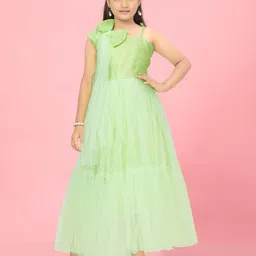 BAESD Net A-Line Midi Dress image 1