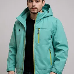Mast & Harbour Stand Collar Long Sleeves Bomber Jacket-picture-36