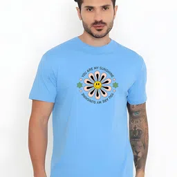 KaamBhari Graphic Printed Round Neck Pure Cotton Regular Fit T-shirt-picture-11