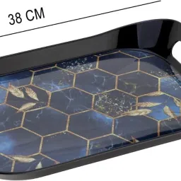 juiciq Serving Tray Set of 3 Honeycomb Designer Serving Tray image 4