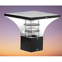 KINIS Grey Frustum Rust-Resistant Outdoor Lamp-22