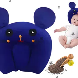 kotton candy Rai Pillow Velvet, Baby Head Shaping Takiya Soft Pillow Infant Mustard Seeds Toons & Characters Baby Pillow Pack of 1-picture-25