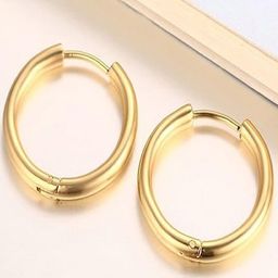 Crazy Fashion Unisex Circular Hoop Earrings-16