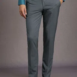 Louis Philippe Men Slim Fit Formal Trousers-picture-28