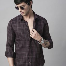 TRYBUY.IN Men Standard Buffalo Checks Opaque Checked Casual Shirt-image-66