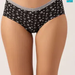 DressBerry Pack of 2 Women Anti Microbial Mid Waist Hipster Briefs-image-49