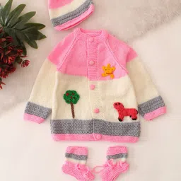 Woonie Infant Embroidered Baby Apparel Gift Set-picture-2