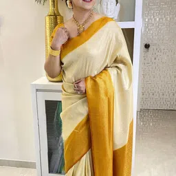 KALINI Woven Design Pure Silk Banarasi Saree-picture-13