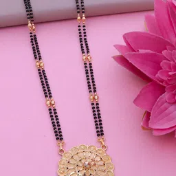 Ramdev Art Fashion Jwellery Gold-Plated Artificial Beads Mangalsutra-image-64