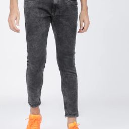Men Slim Mid Rise Gold Jeans-image-39