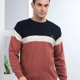 COBB Men Colourblocked Pullover-image-70