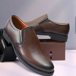 NICO NERINI Men Leather Formal Slip-Ons-image-95