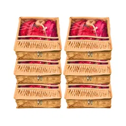 Ajabh Beige Set of 6 Water Resistant Multi-Utility Organisers-picture-12