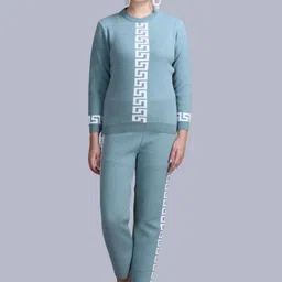 MONTREX Self-Design Woolen Knitted Top & Trouser Co-Ords-picture-19