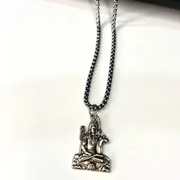 Psight Unisex Contemporary Shiva Pendant With Chain-47