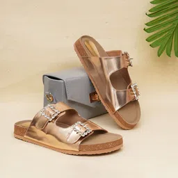 THE WHITE POLE Women Striped One Toe Flats with Tassels-image-56
