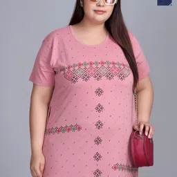 IN Love Pack Of 2 Printed Plus Size Lounge T-Shirt-image-77