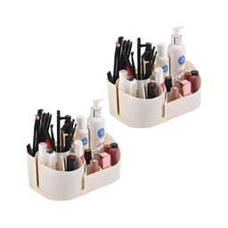Aura Off White 2 Pieces Makeup Organiser-23