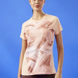 Technosport Women Printed UPF50 Slim Fit T-shirt-image-51