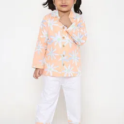 Little Clothings Girls Blooms In Bed PJ Set-picture-37