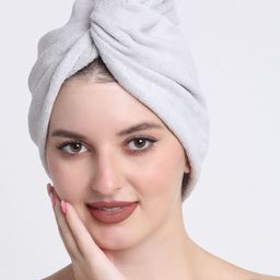 Creeva Grey Cotton 380 GSM Bath Towel-image-17