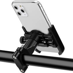 360� Rotation Motorcycle Handlebar Bicycle Phone Mount Bike Mobile Holder-33
