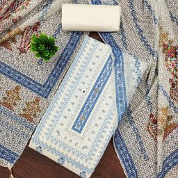 KALINI Printed Unstitched Dress Material-image-31