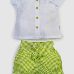 MeeMee Kids Solid Top with Shorts-10