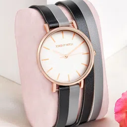JOKER & WITCH Women Dial & Leather Straps Analogue Watch AMWW1040-image-19