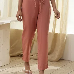 Biba Women Comfort Low-Rise Trousers-image-36