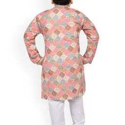 Arshia Fashions Boys Ethnic Motifs Printed Regular Kurta with Pyjamas image 4